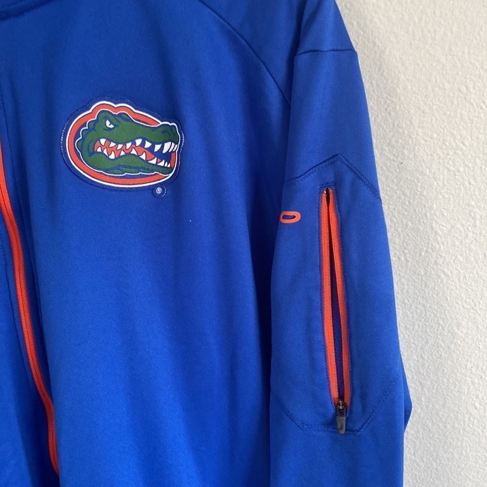 Nike Dri-Fit Gator Blue Zip Up - Picture 3 of 7